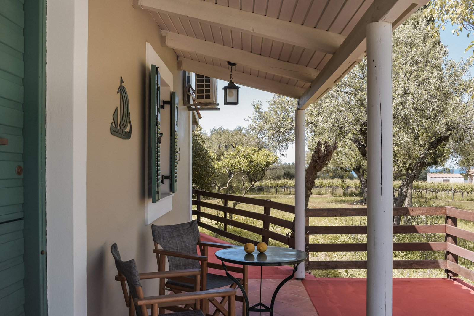 Villa Sofia -Front Veranda - Lithies Organic Farm