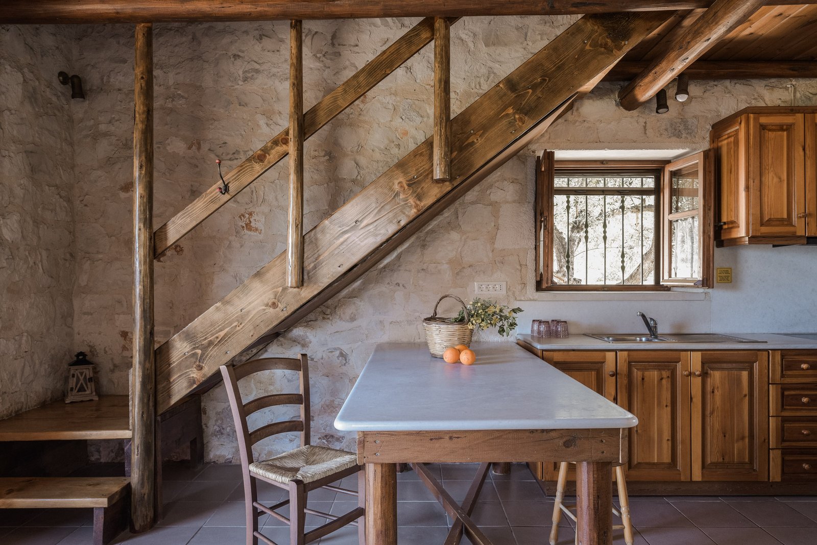 Villa Areti - Dining and Kitchen - Lithies Organic Farm Zakynthos