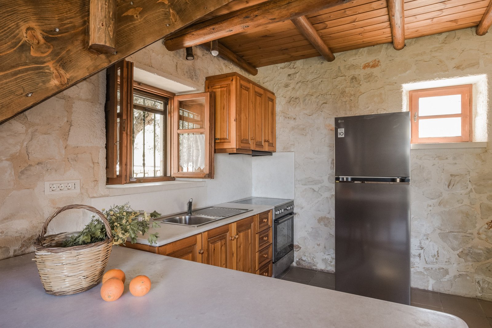 Villa Areti - Dining and Kitchen - Lithies Organic Farm Zakynthos