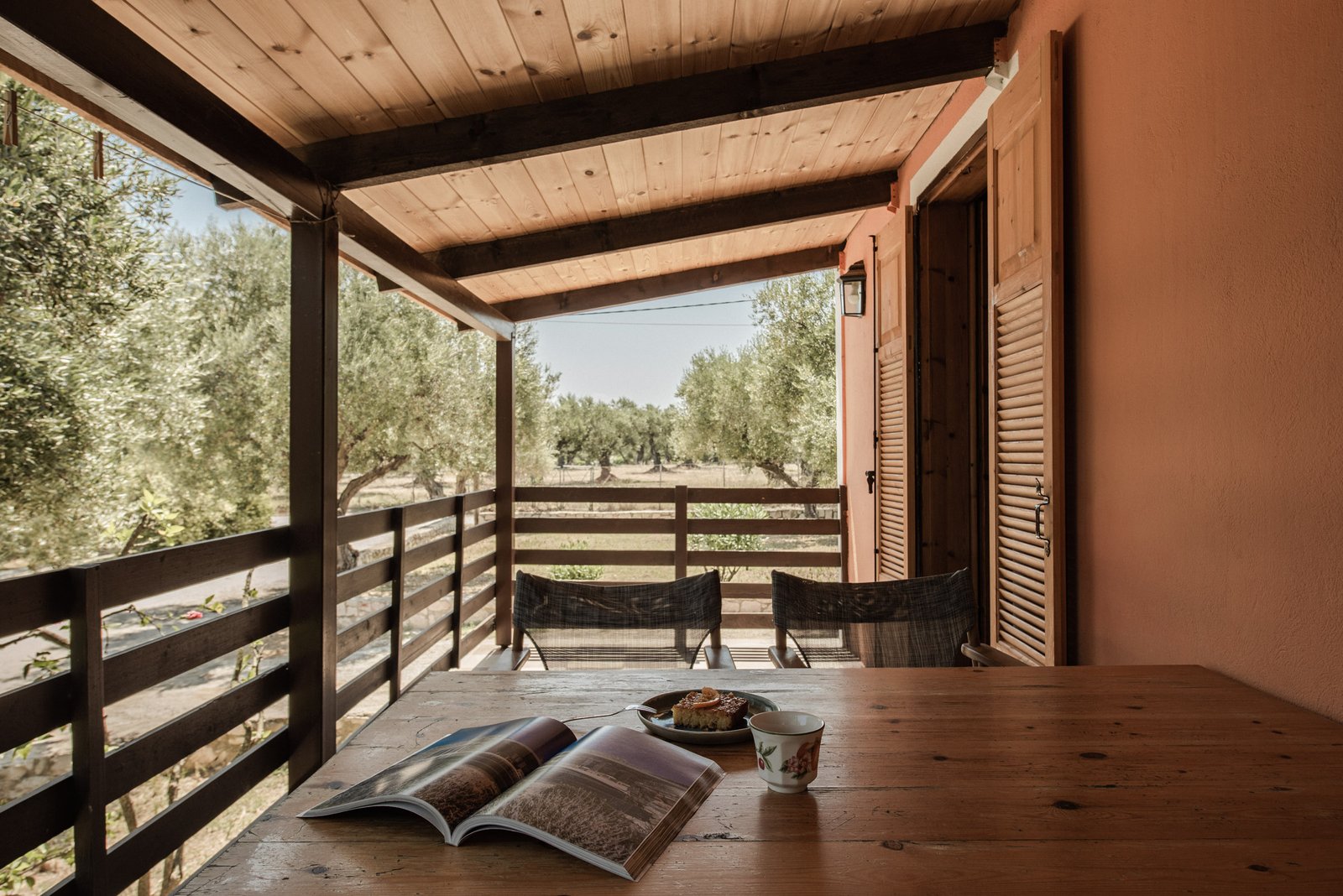 Villa Eleftheria - Front Veranda - Lithies Organic Farm