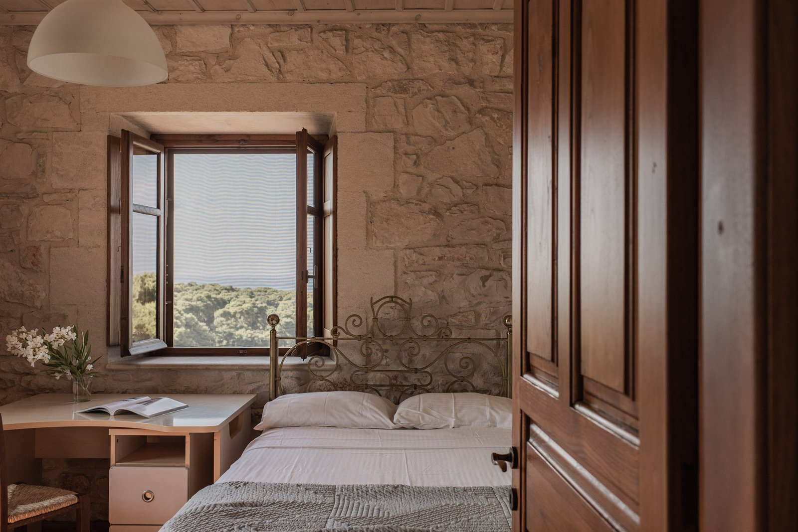 Villa Ampeli - Upstairs Second Bedroom - Lithies Organic Farm