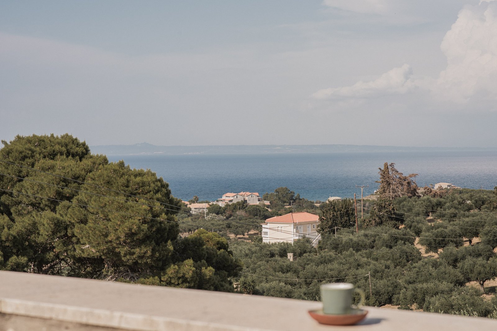 Villa Ampeli - Upstairs Veranda Sea View - Lithies Organic Farm