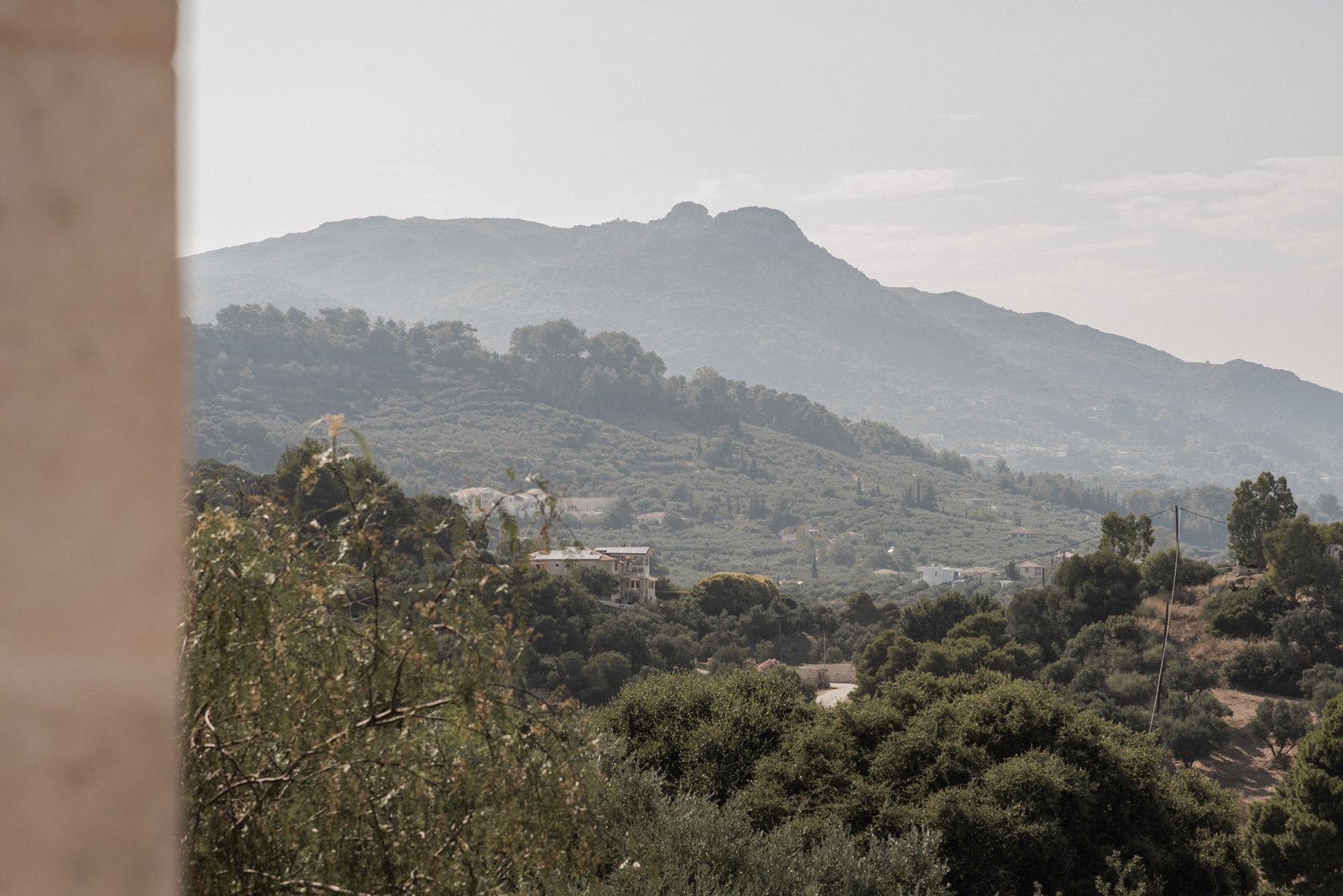 Villa Ampeli - Upstairs Veranda Mountain View - Lithies Organic Farm