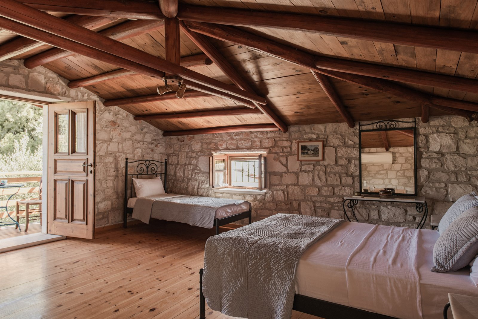 Villa Galini - Master Bedroom -Lithies Organic Farm