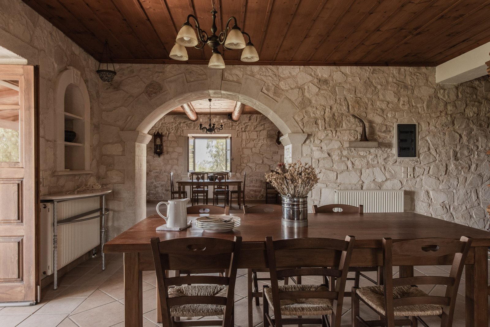 Villa Ampeli - Dining Area - Lithies Organic Farm