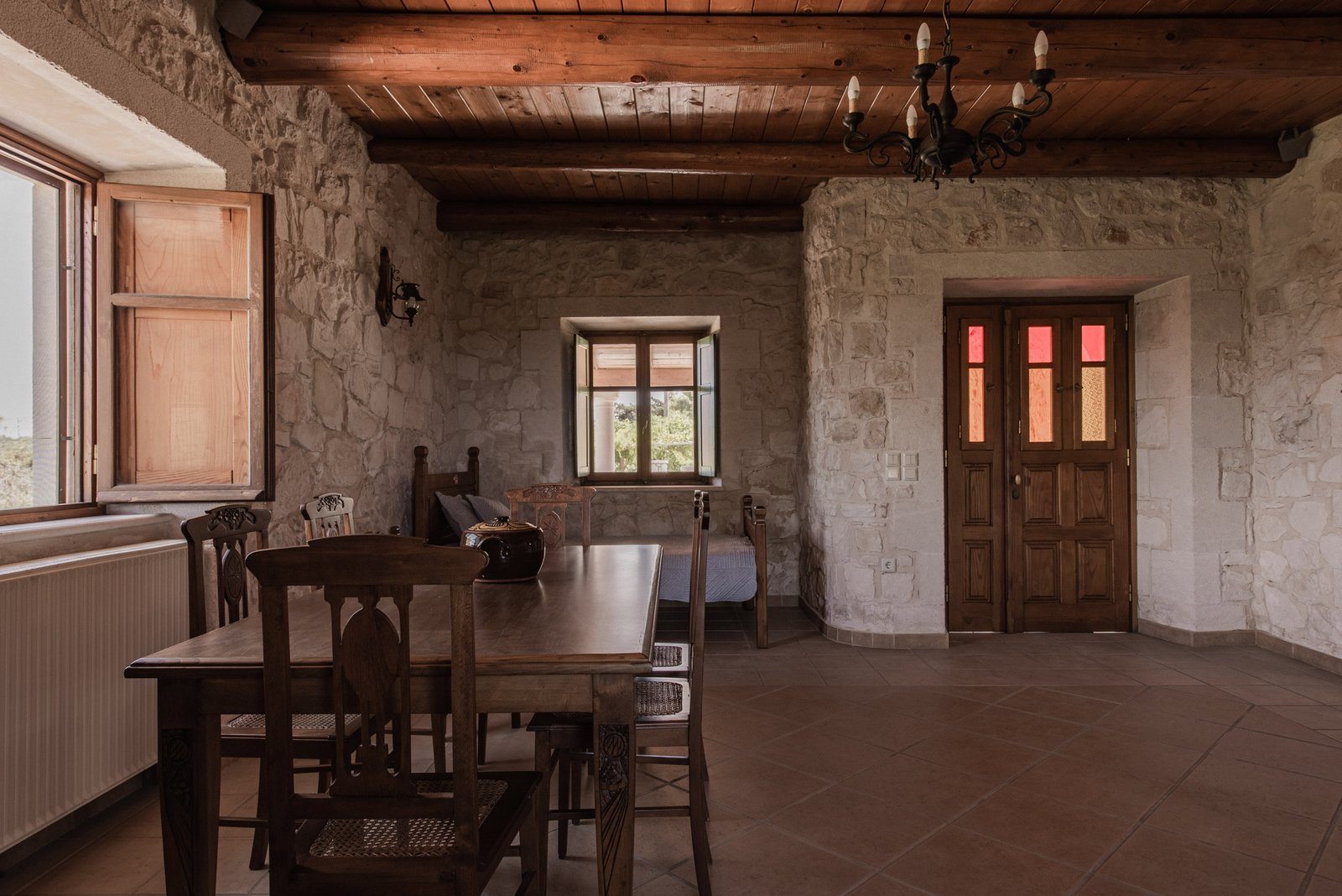 Villa Ampeli - Living Area - Lithies Organic Farm