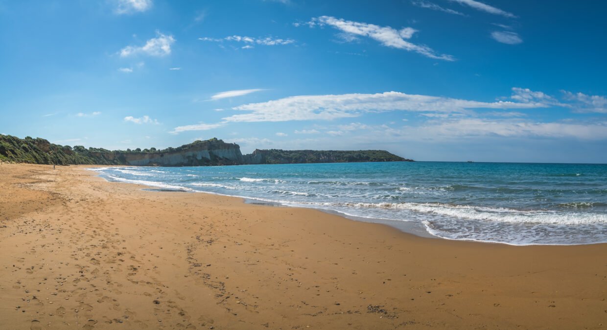 Landscape with Gerakas beach, Zakynthos islands, Greece