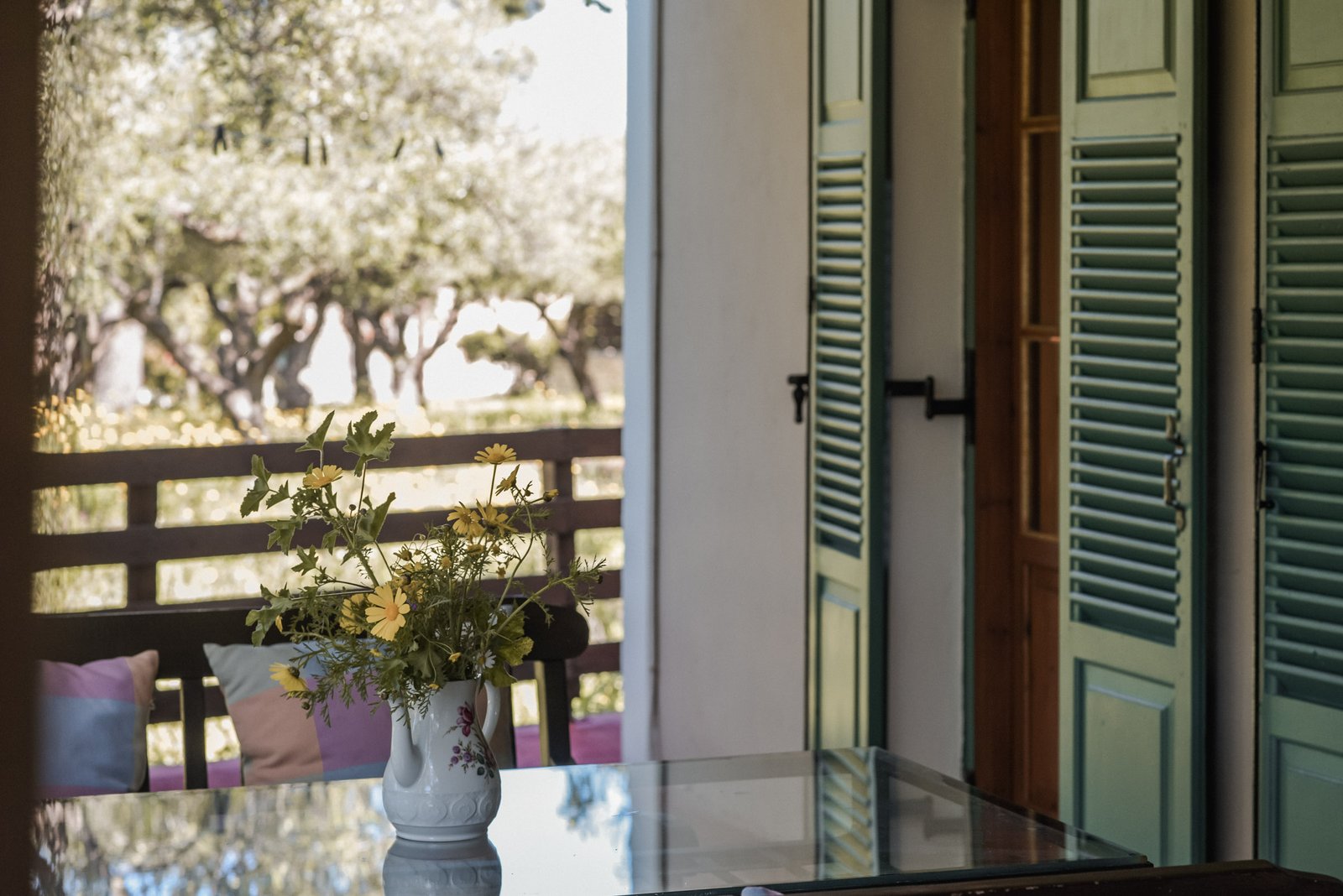 Villa Sofia - Rear Veranta - Lithies Organic Farm